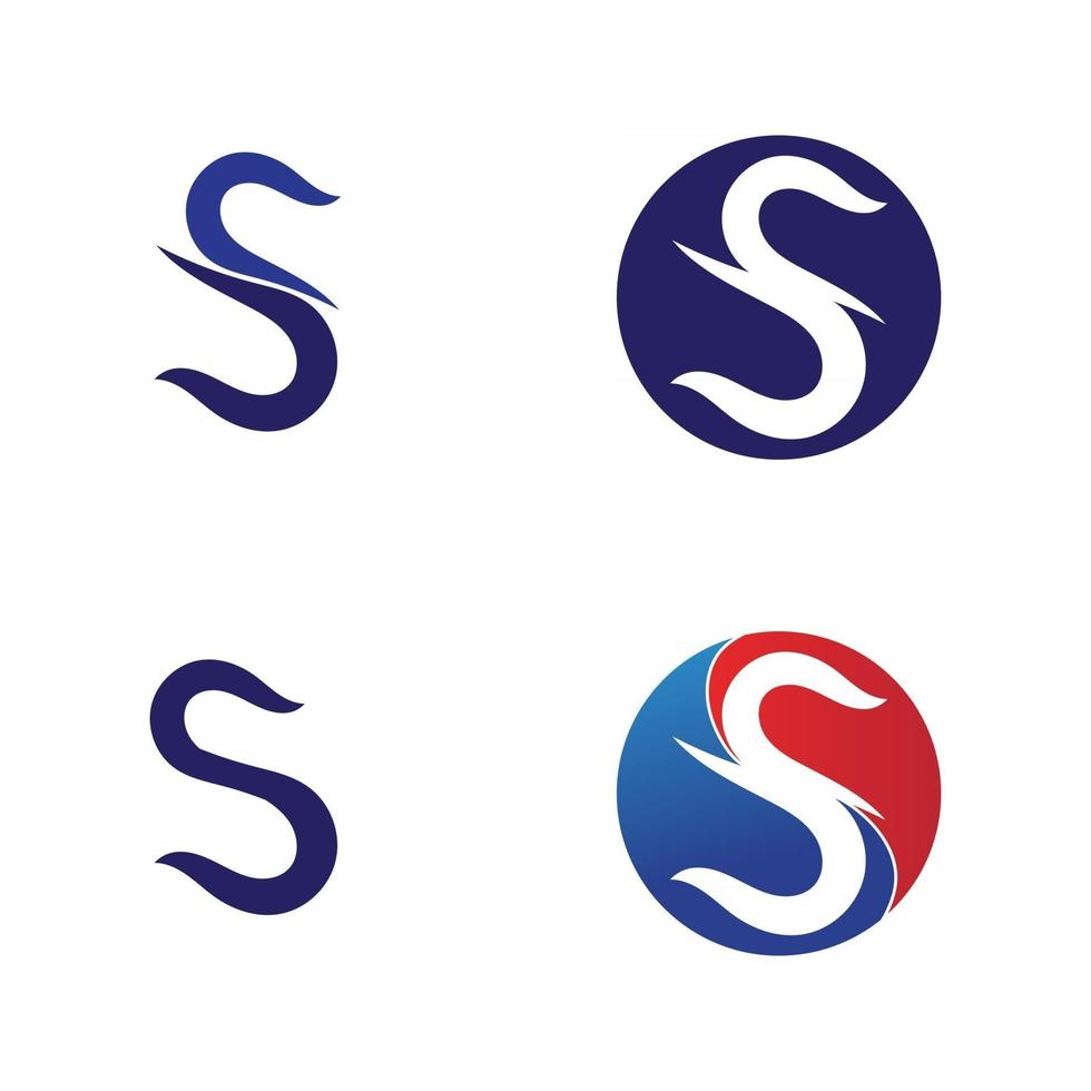 zakelijke zakelijke letter s logo ontwerp vector ontwerp