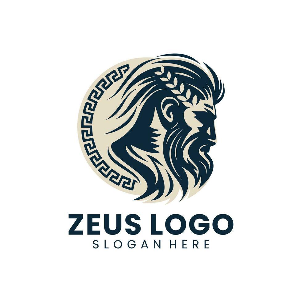 Zeus logo vector ontwerp sjabloon