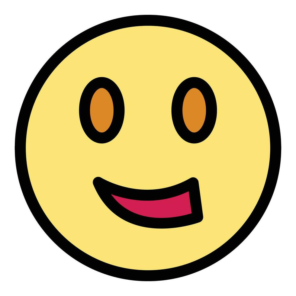 glimlach gezicht icoon vector vlak