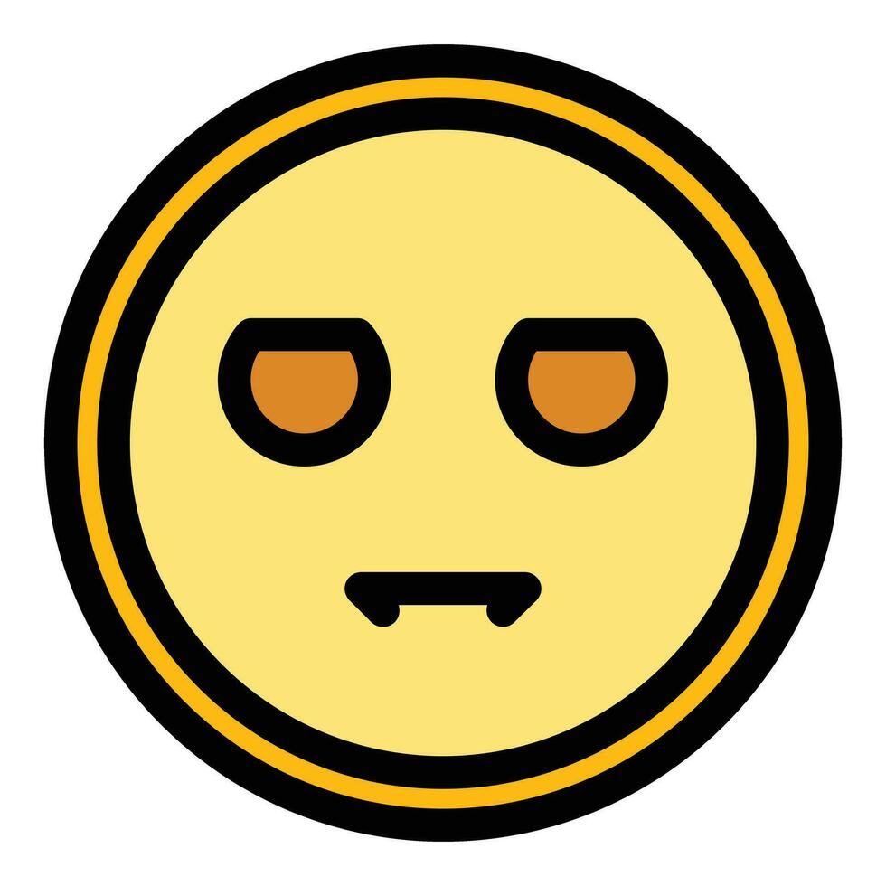 echt emoji icoon vector vlak