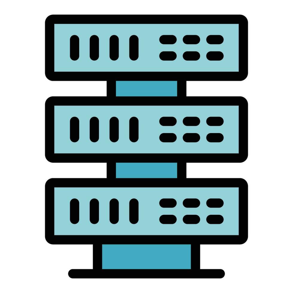 server zoeken motor icoon vector vlak