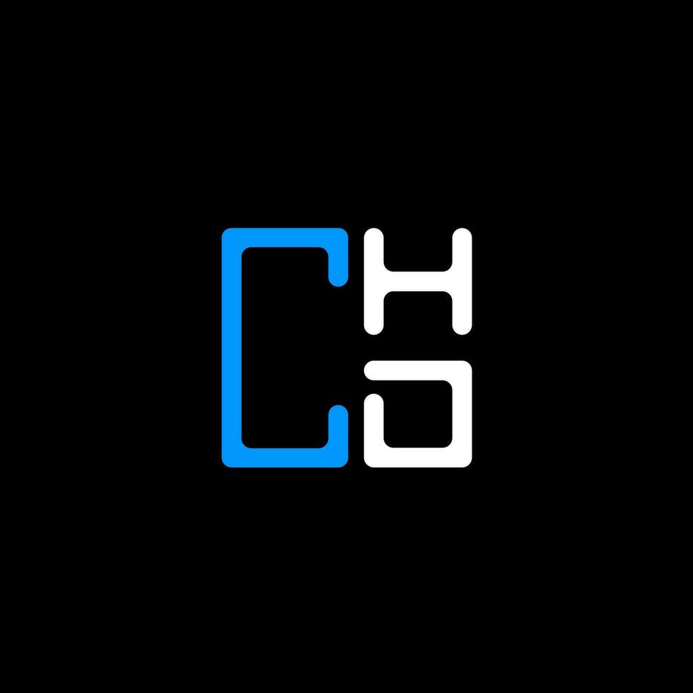 chd brief logo creatief ontwerp met vector grafisch, chd gemakkelijk en modern logo. chd luxueus alfabet ontwerp