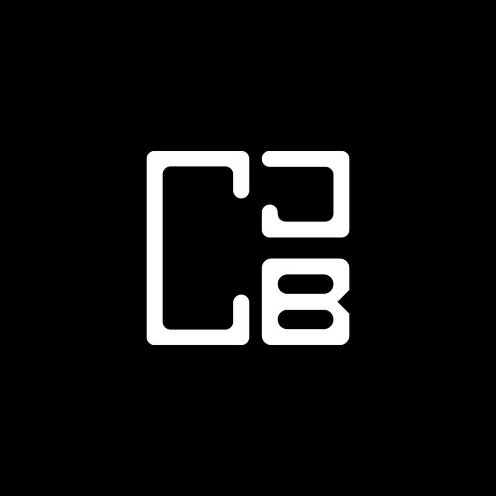 cjb brief logo creatief ontwerp met vector grafisch, cjb gemakkelijk en modern logo. cjb luxueus alfabet ontwerp