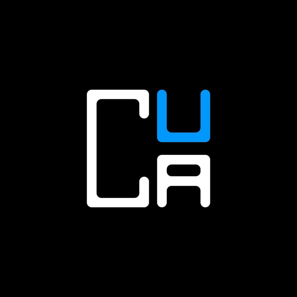 cua brief logo creatief ontwerp met vector grafisch, cua gemakkelijk en modern logo. cua luxueus alfabet ontwerp