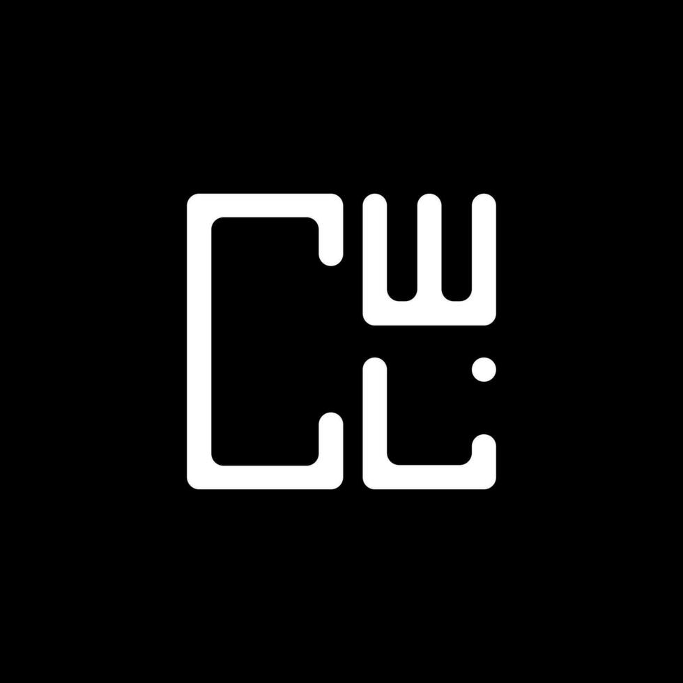 cwl brief logo creatief ontwerp met vector grafisch, cwl gemakkelijk en modern logo. cwl luxueus alfabet ontwerp
