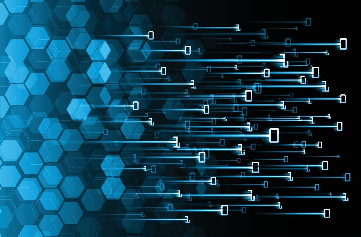 cyber circuit toekomstige technologie concept achtergrond vector