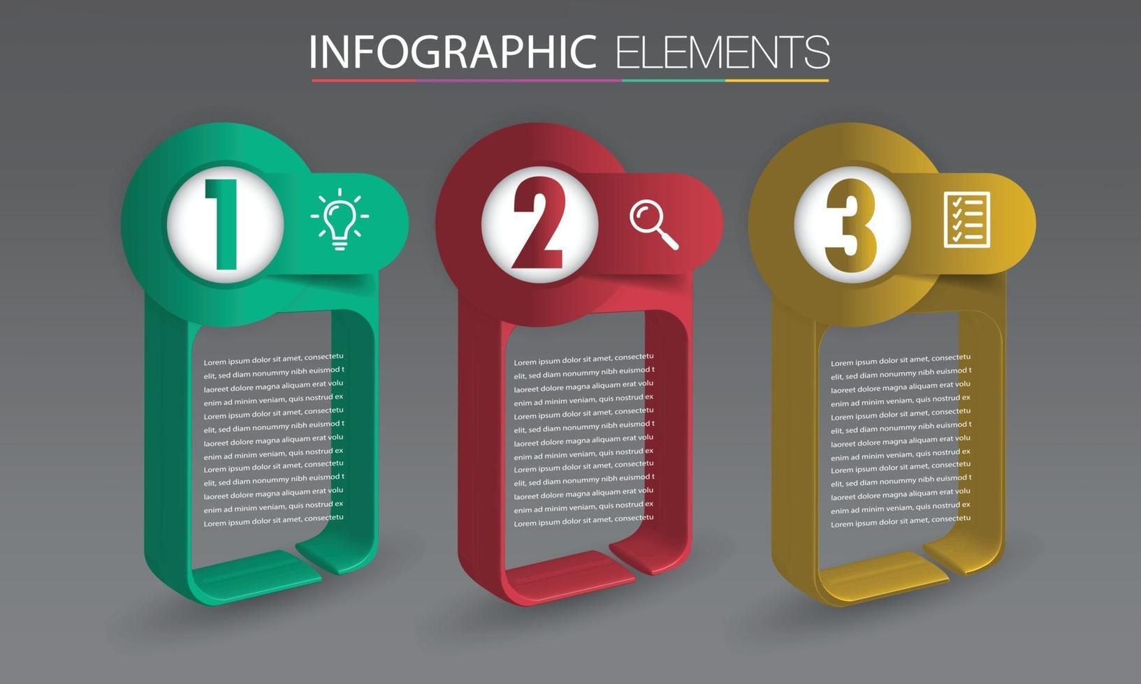 moderne tekstvak sjabloon banner infographics vector