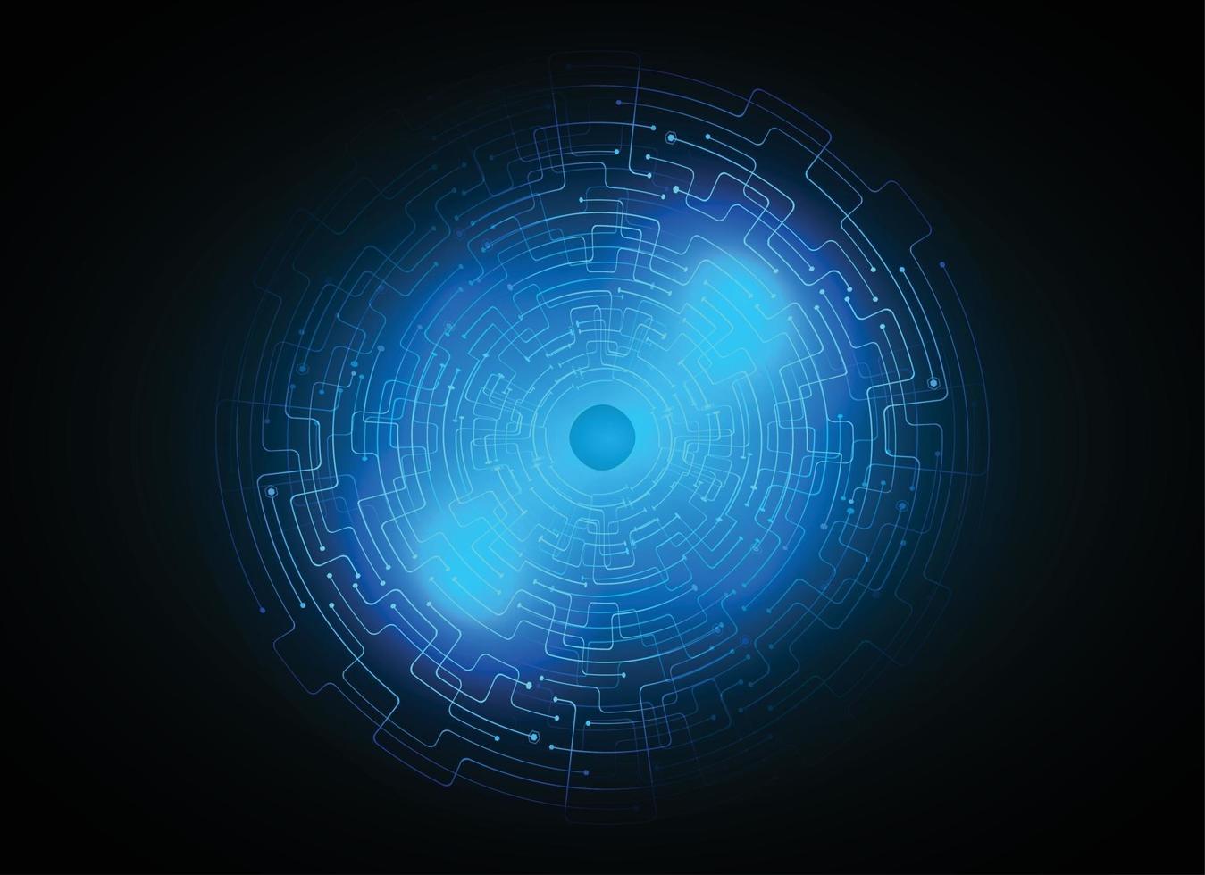 cyber circuit toekomstige technologie concept achtergrond vector