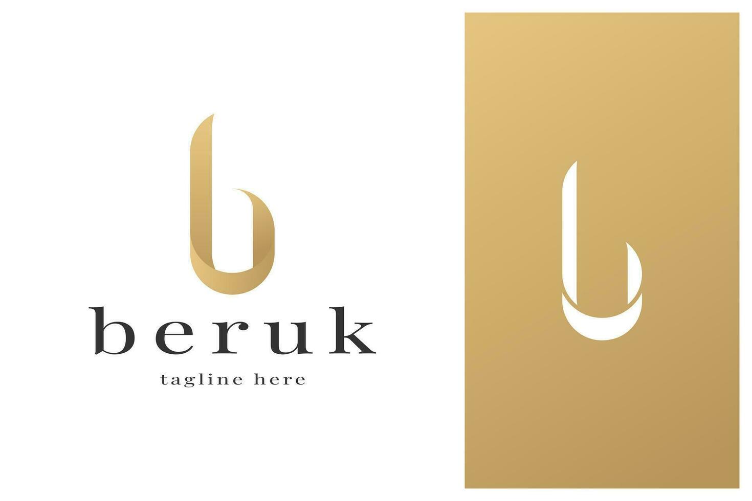 elegant gemakkelijk minimaal luxe brief b logo ontwerp in kleine letters vector