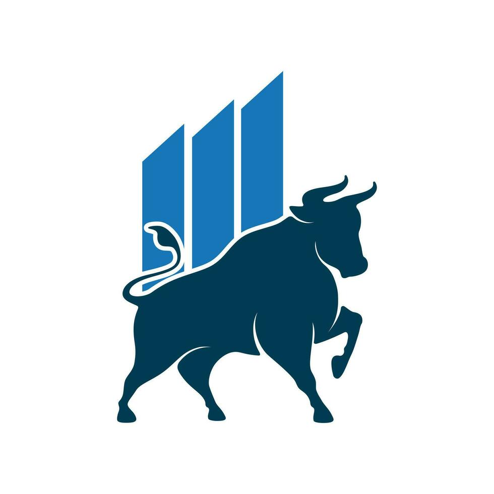 handel stier logo icoon vector ontwerp sjabloon