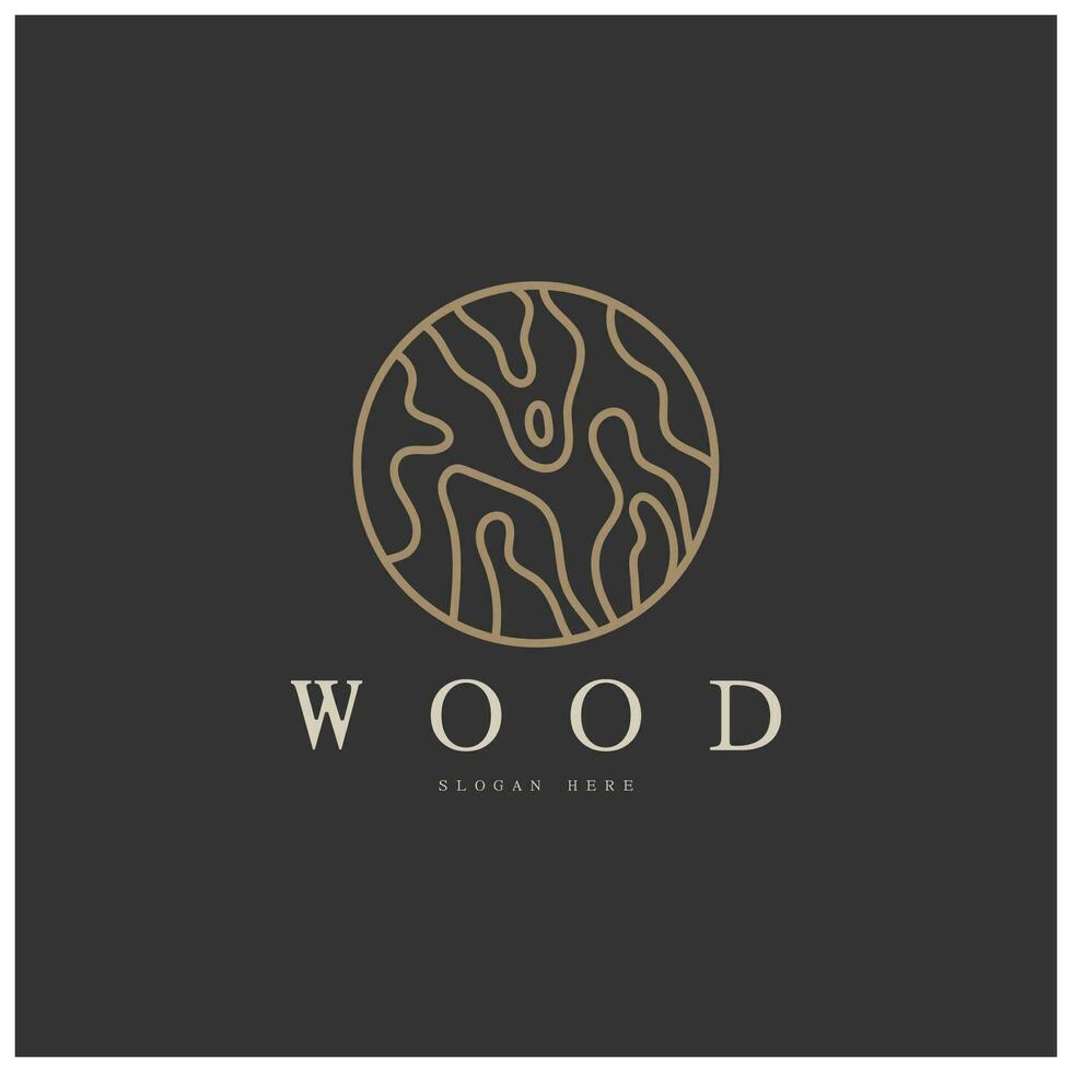 hout logo sjabloon icoon illustratie ontwerp vector, gebruikt voor hout fabrieken, hout plantages, log verwerken, hout meubilair, hout magazijnen met een modern minimalistische concept vector