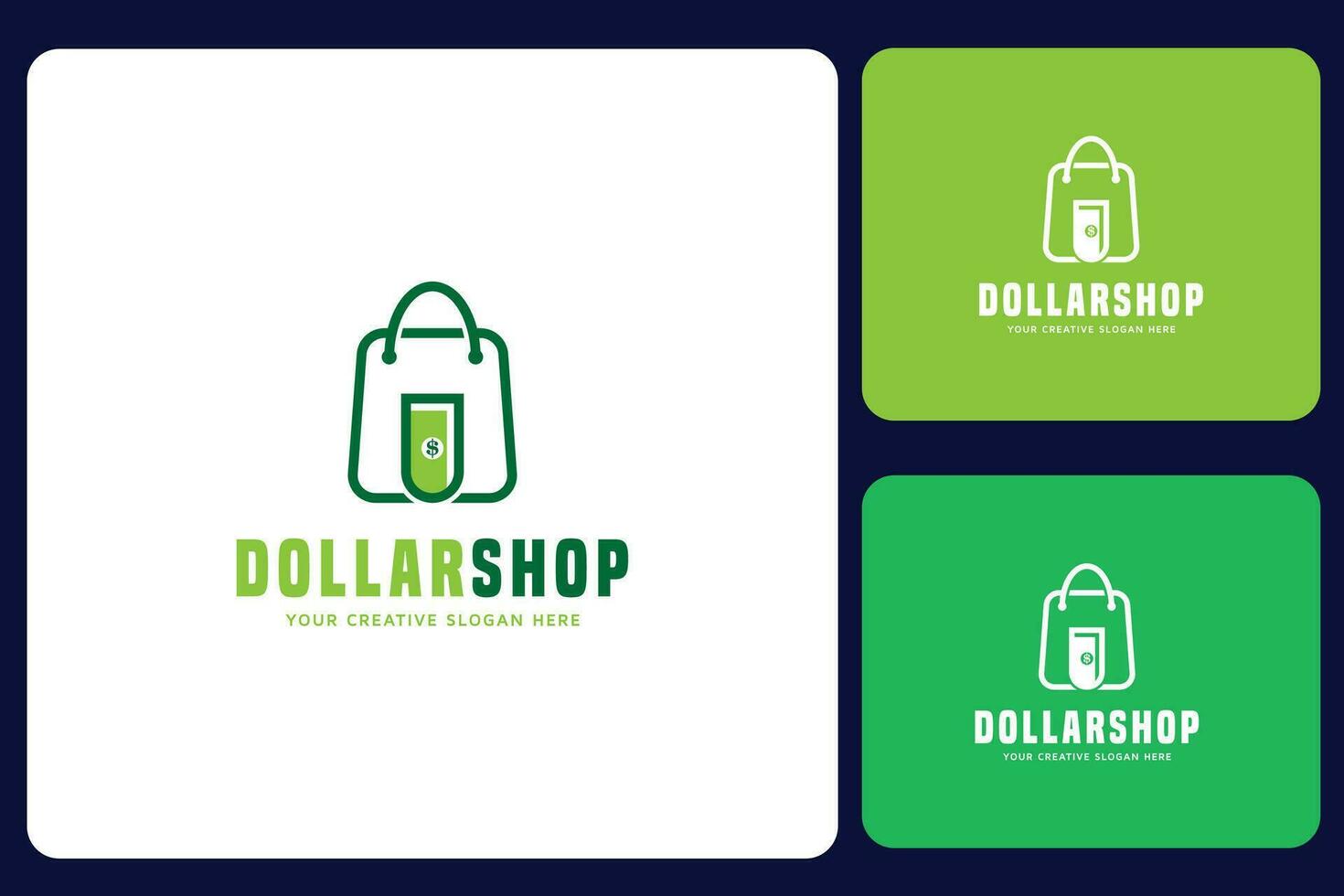 dollar winkel logo ontwerp sjabloon vector