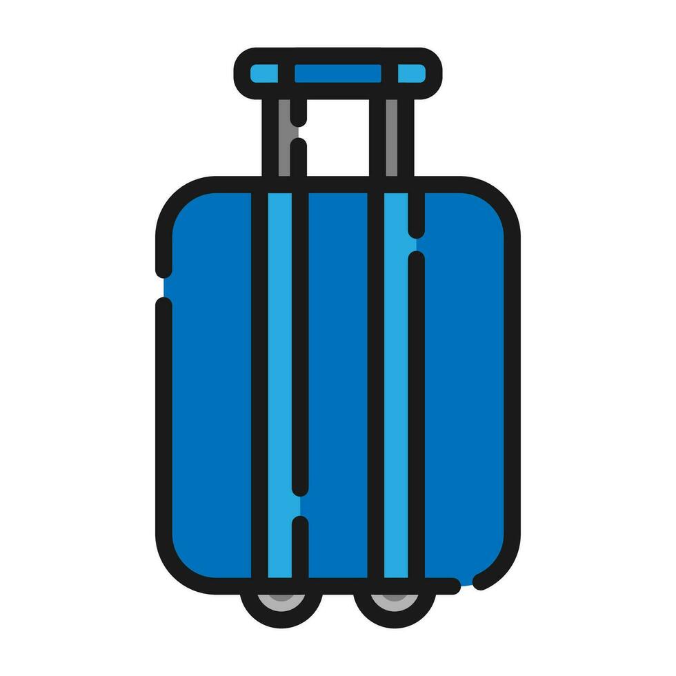 reizen bagage icoon, vector illustratie