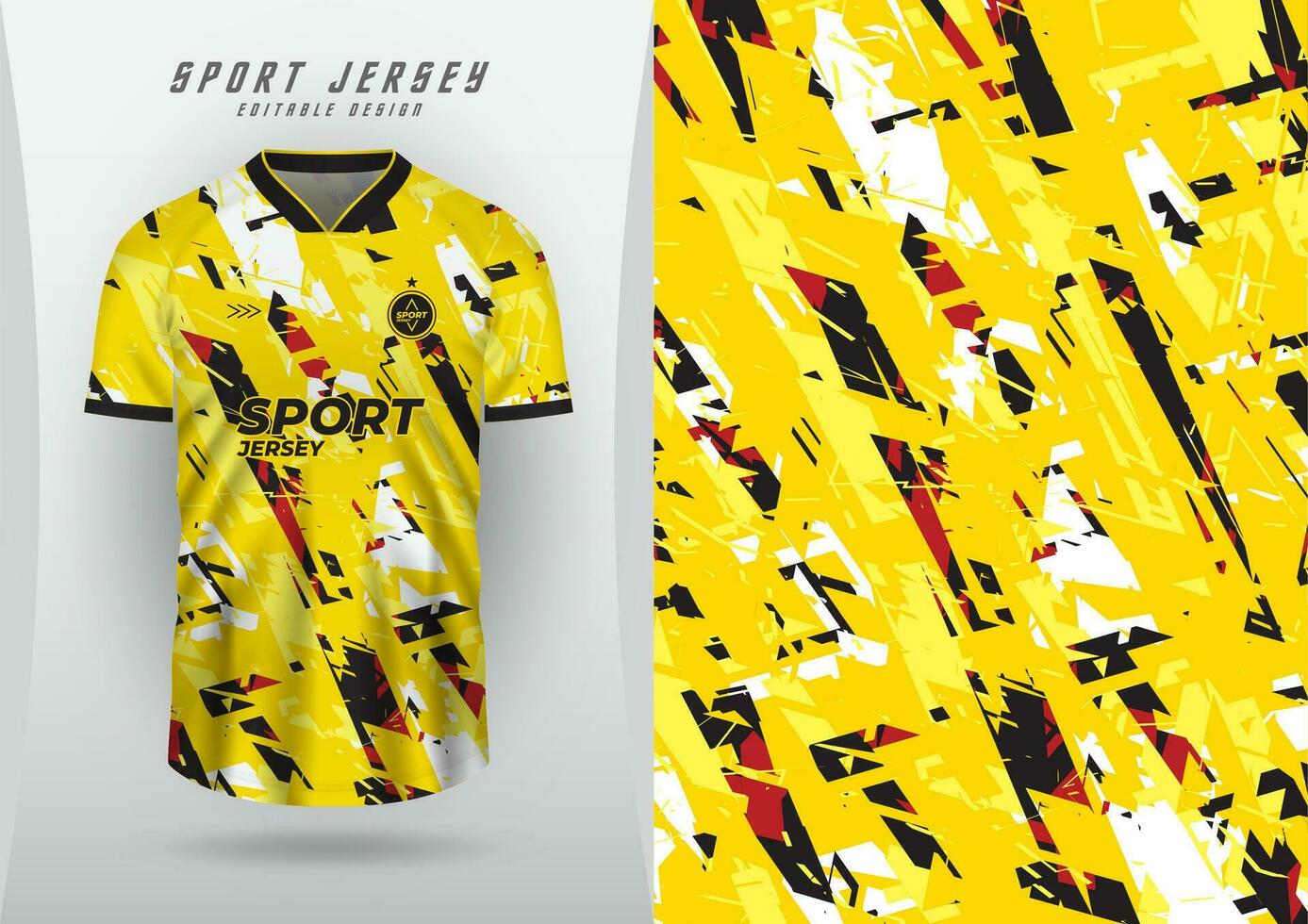 achtergrond voor sport- Jersey, voetbal Jersey, rennen Jersey, racing Jersey, geel grunge patroon. vector