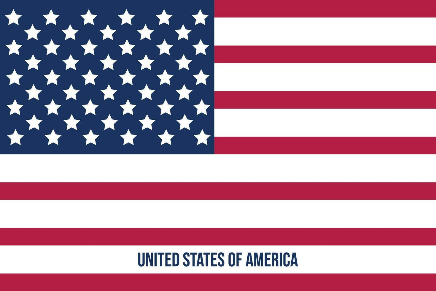 Verenigde staten van Amerika vlag vector illustratie een patriottisch ontwerp