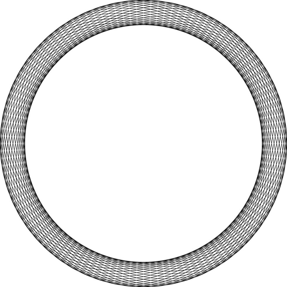 zwart wit circulaire kader met kopiëren ruimte vector