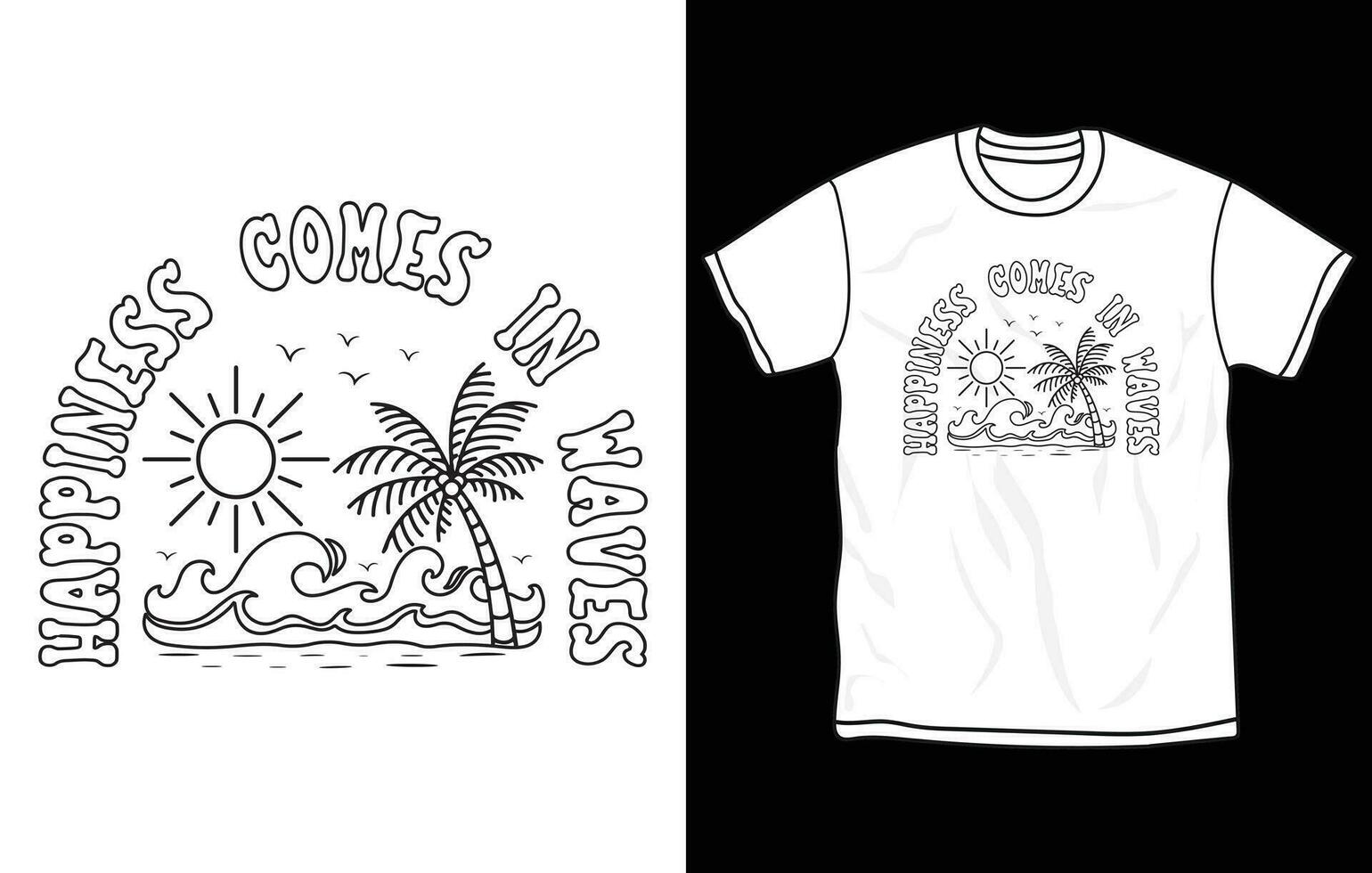 zomer t-shirt ontwerp, citaten, paradijs shirt, typografie t-shirt vector grafisch, ten volle bewerkbare en afdrukbare vector sjabloon.
