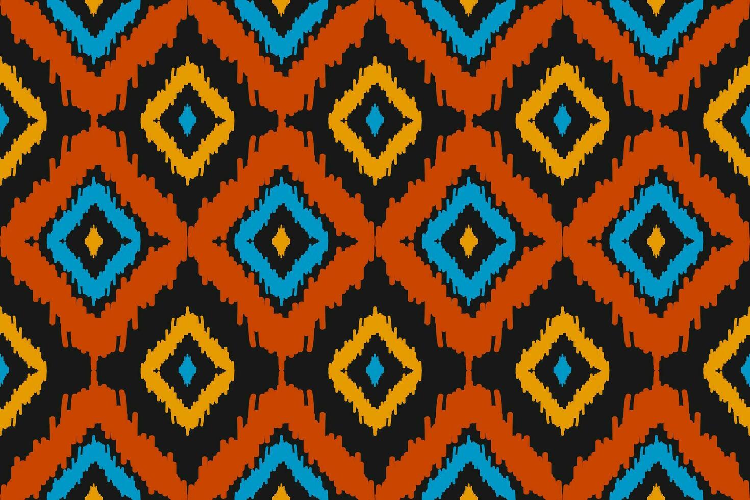 etnisch ikat naadloos patroon in stam. aztec meetkundig etnisch ornament afdrukken. ikat patroon stijl. vector