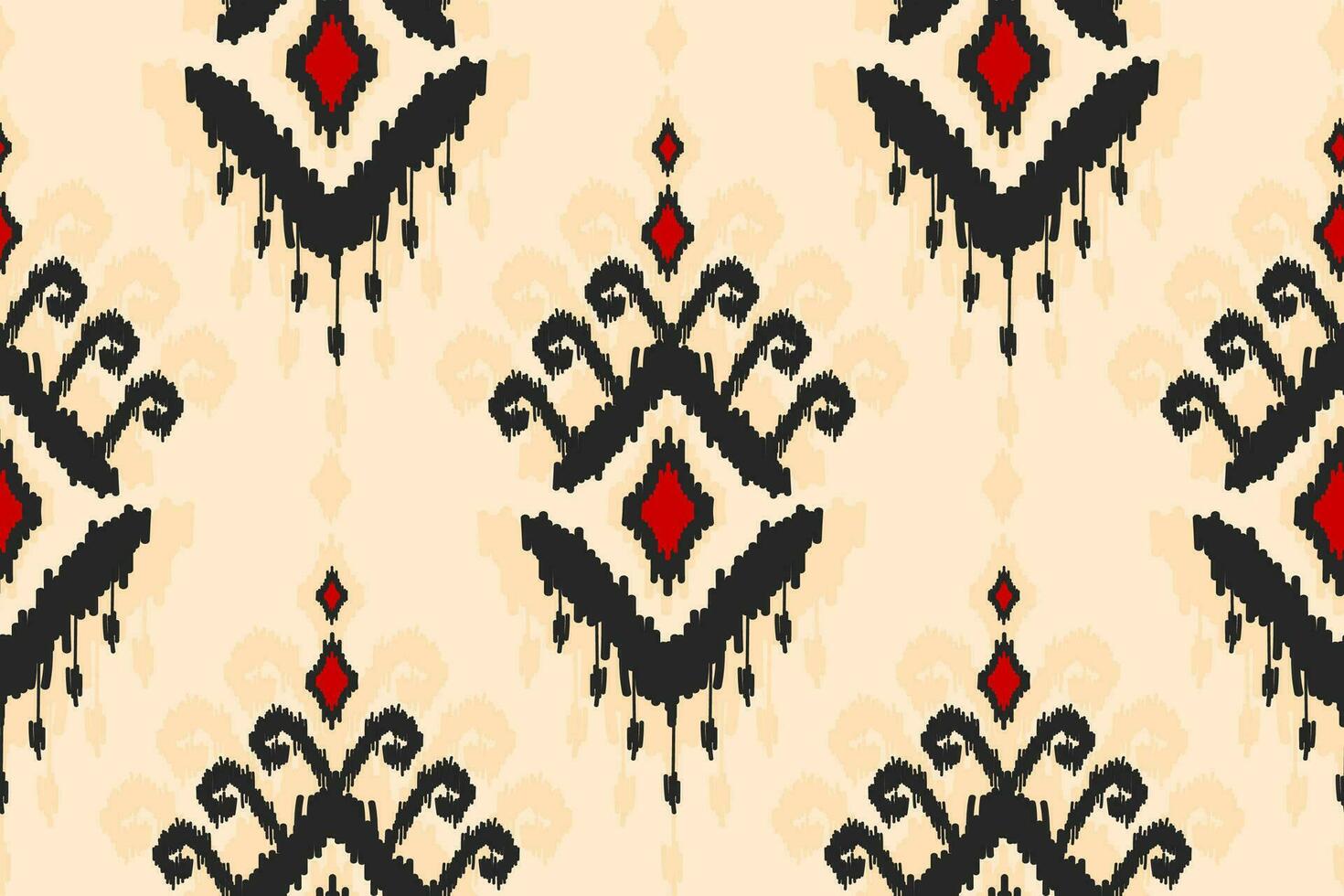 etnisch ikat naadloos patroon in stam. Amerikaans, Mexicaans stijl. aztec meetkundig ornament afdrukken. vector