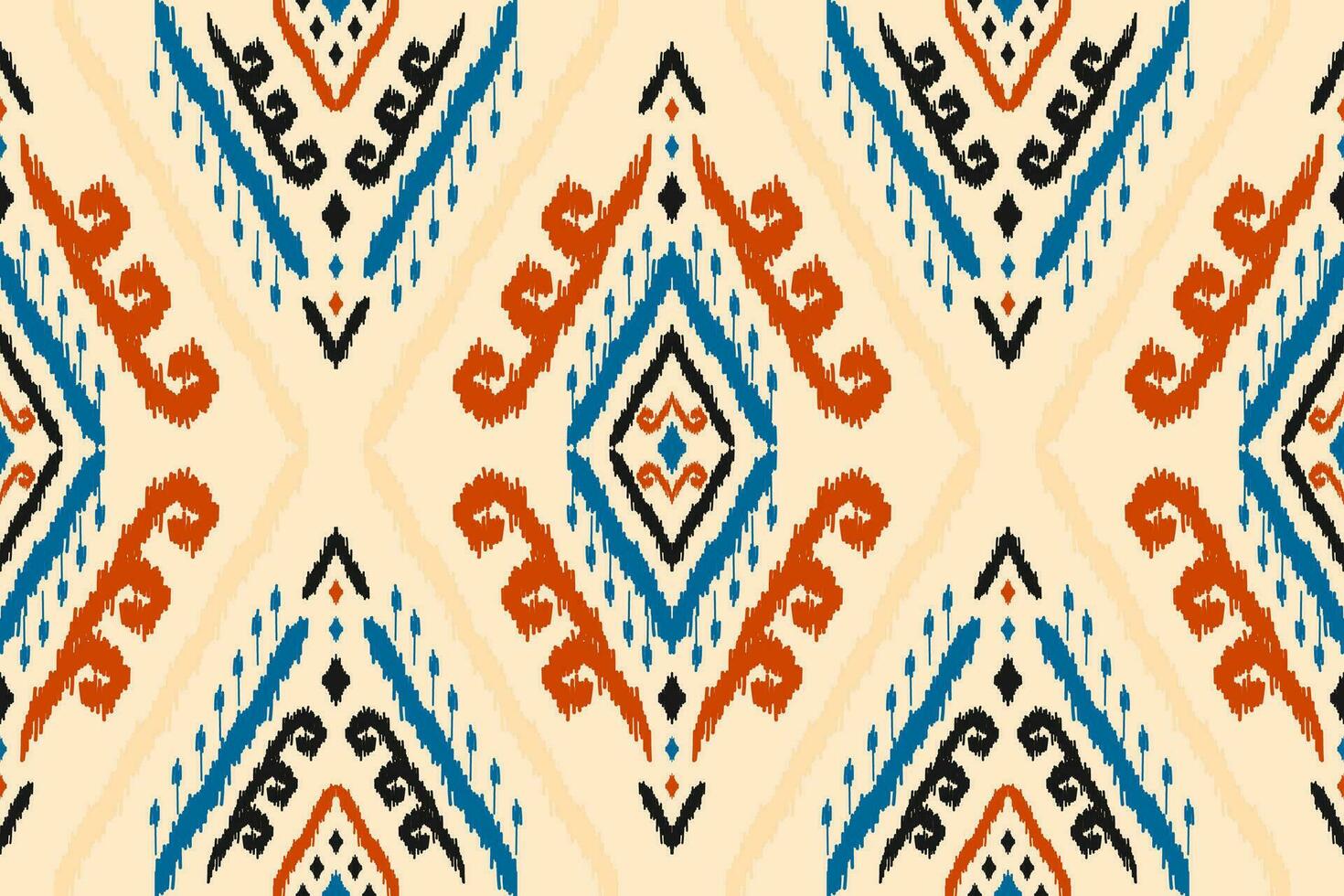 etnisch ikat naadloos patroon in stam. Amerikaans, Mexicaans stijl. aztec meetkundig ornament afdrukken. vector