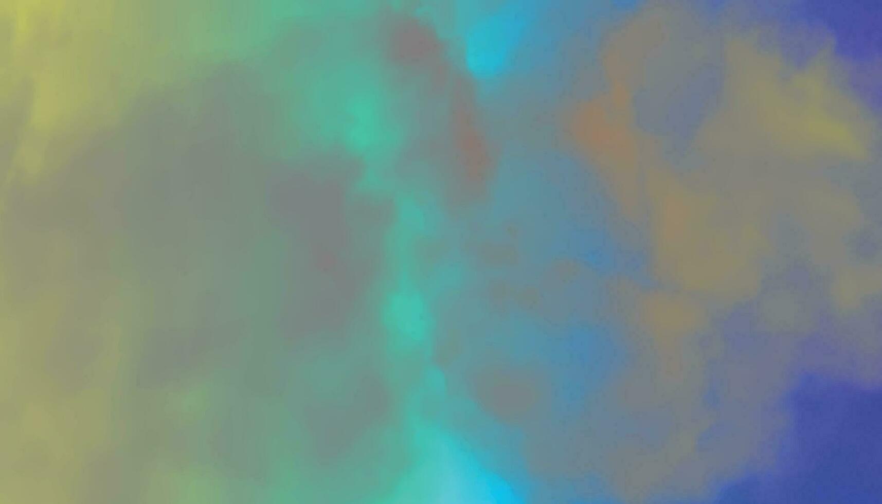 kosmisch veelkleurig neon blauw en groen gloed lichten waterverf achtergrond. kosmisch neon polair lichten waterverf achtergrond. papier getextureerde aquarel canvas voor modern creatief ontwerp. vector