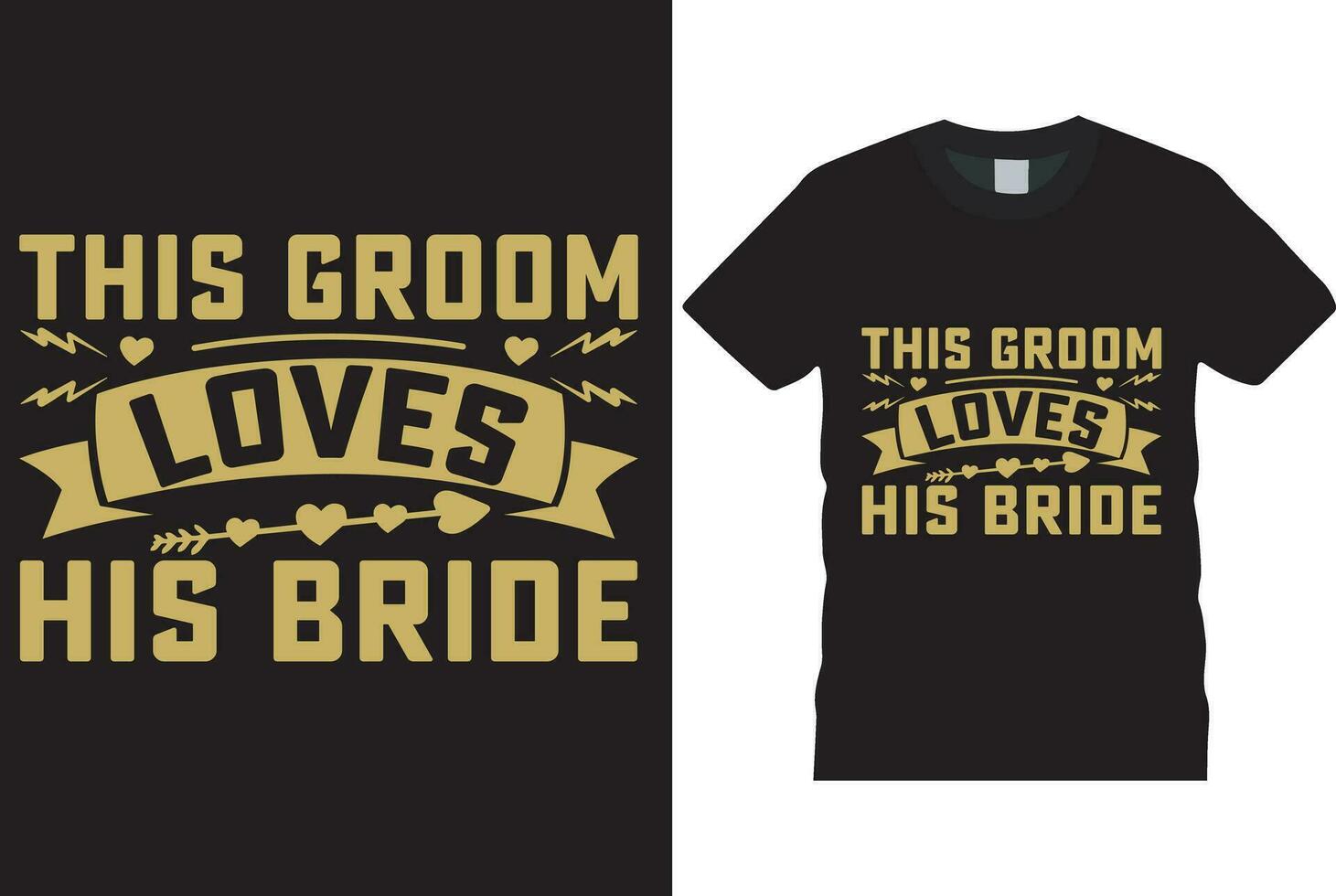 deze bruidegom liefdes zijn bruid t-shirt vector