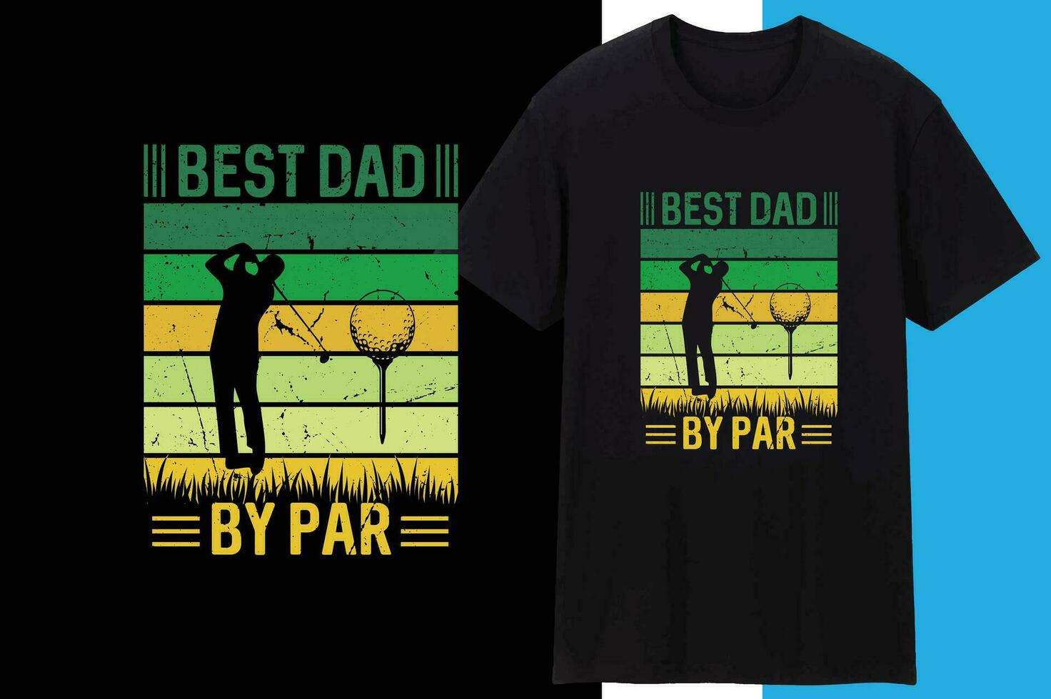 het beste vader door par - golf t overhemd ontwerp, hand- getrokken belettering zin, schoonschrift t overhemd ontwerp, hand- geschreven vector teken, SVG