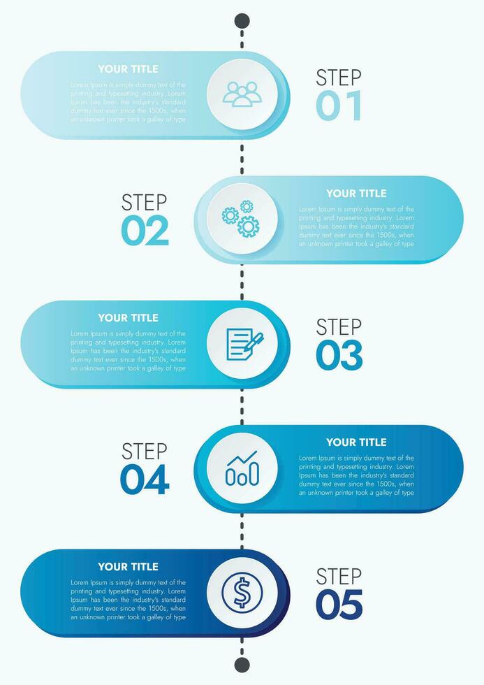 bedrijf sjabloon voor presentatie. infographic bedrijf gegevens visualisatie. werkwijze tabel met elementen van grafiek, diagram, stappen, opties, werkwijze. vector en illustratie concept voor presentatie.