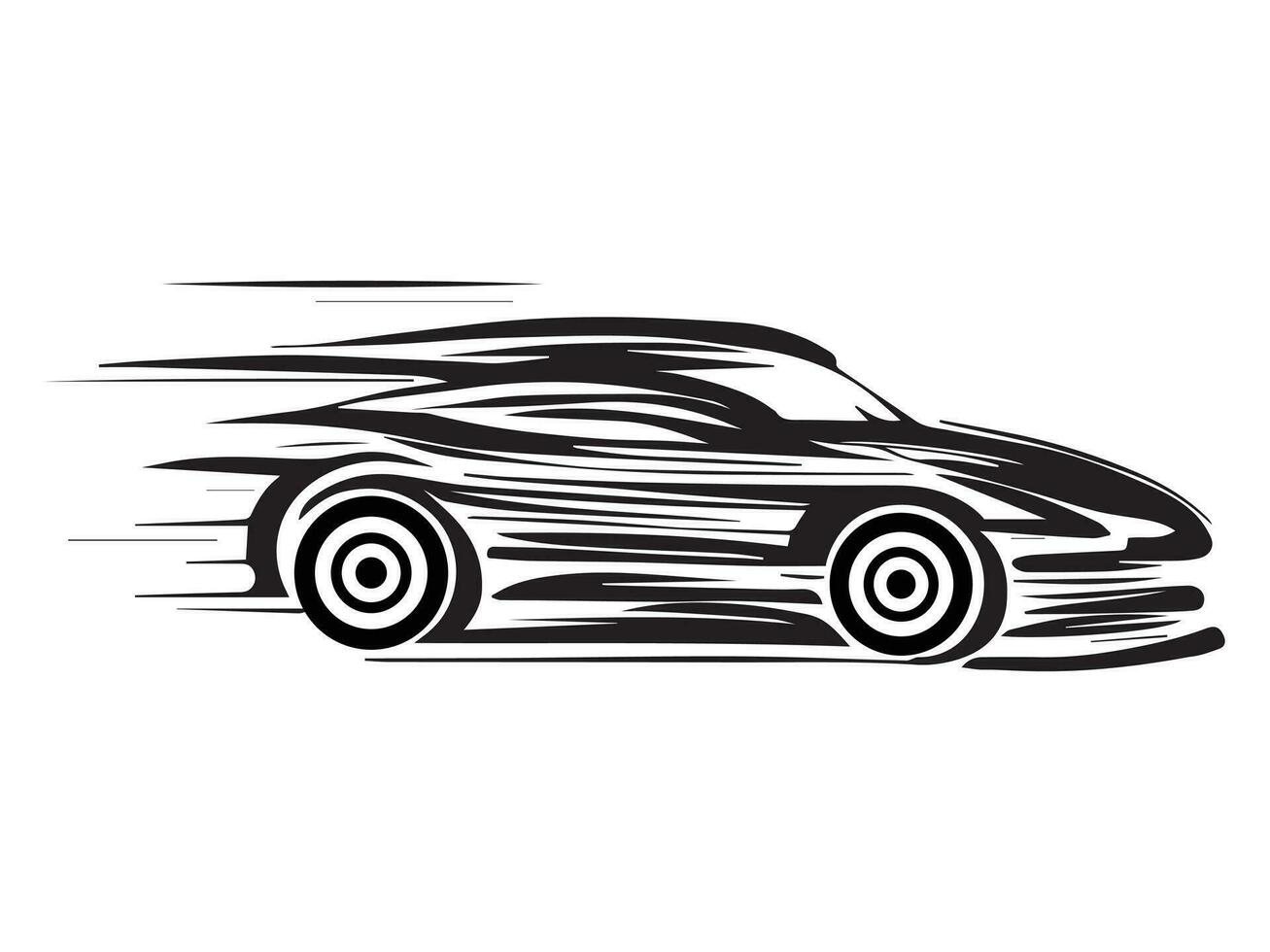 silhouet auto logo vector