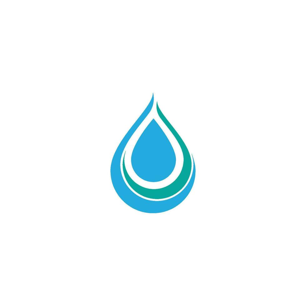 waterdruppel logo sjabloon vector