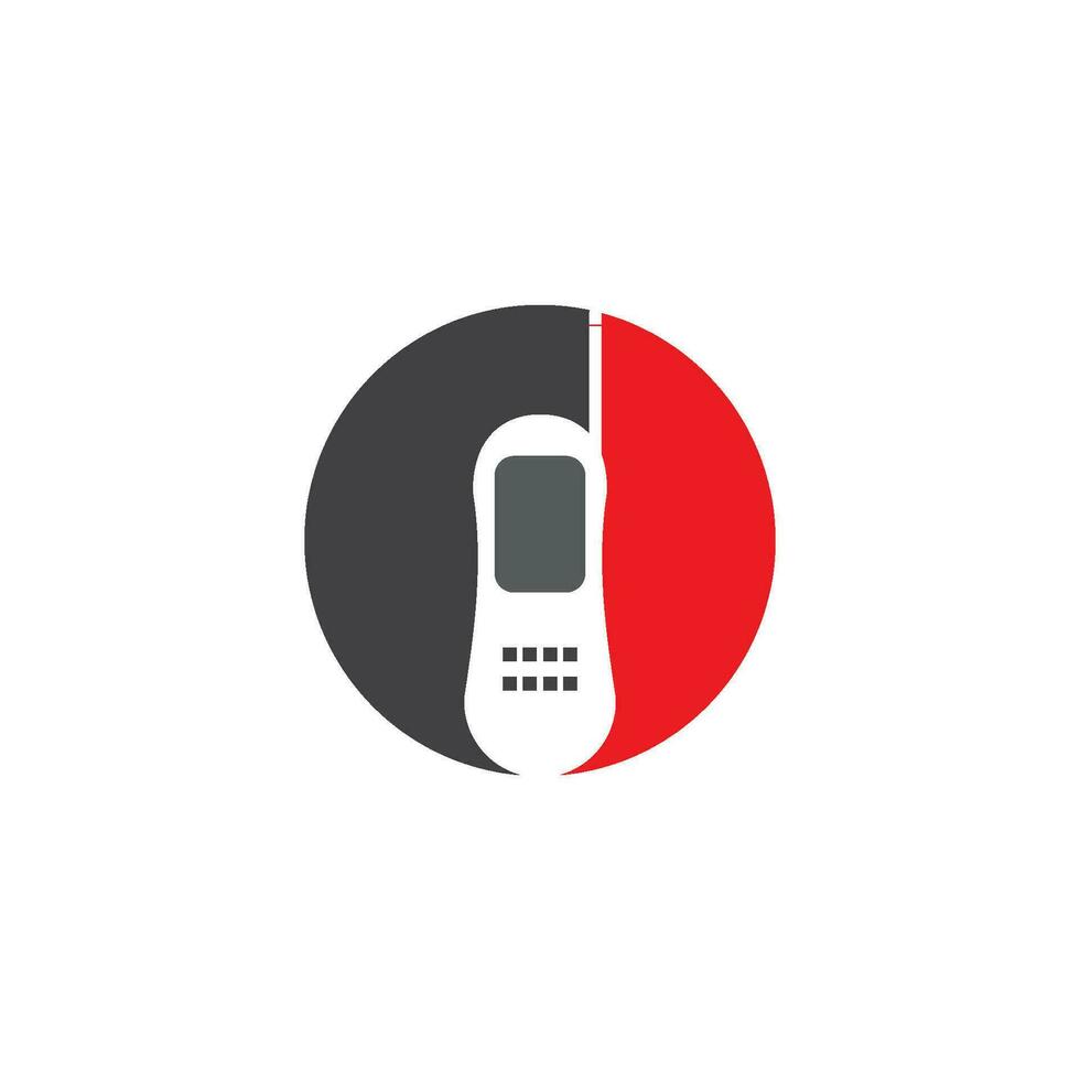 handtelefoon logo vector