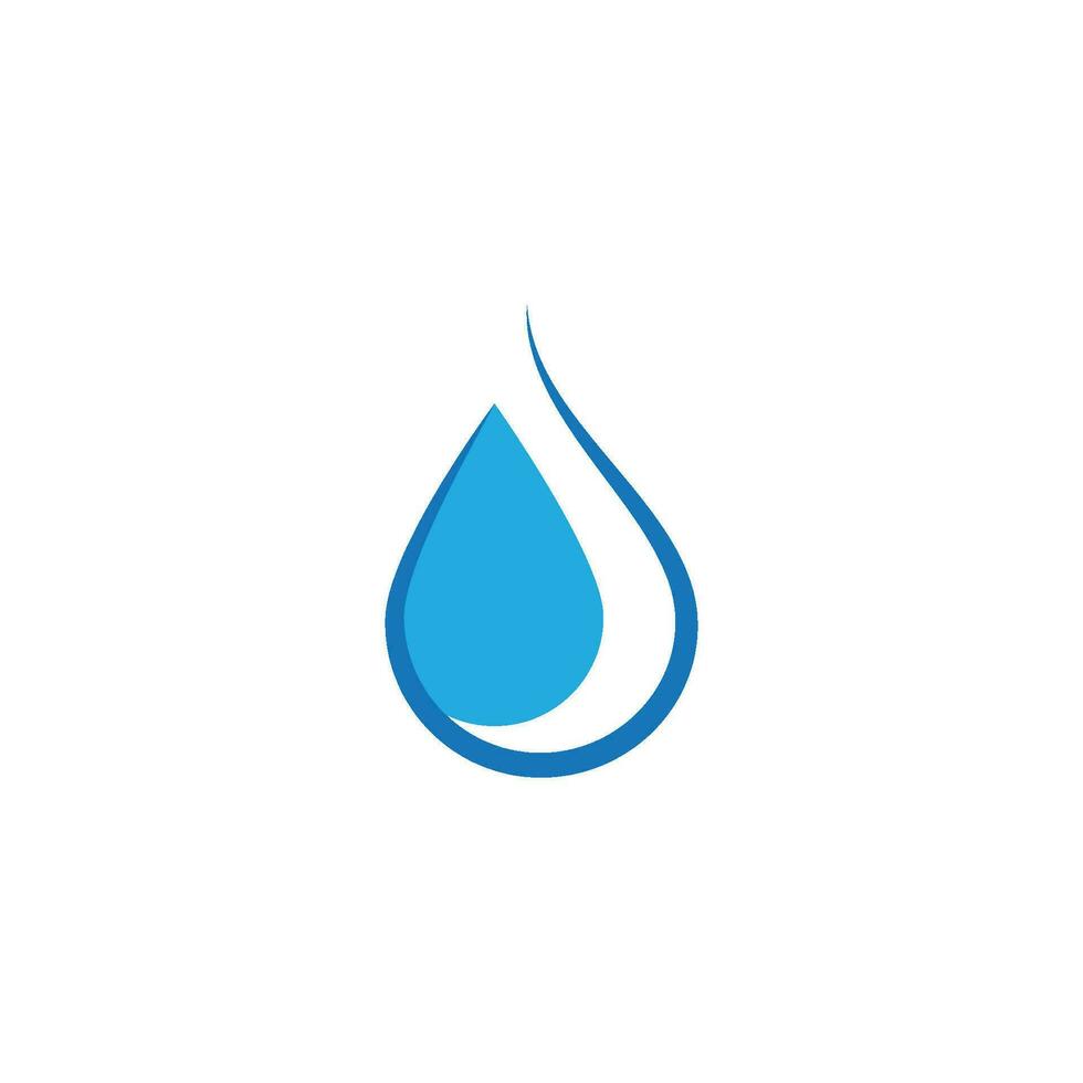 waterdruppel logo sjabloon vector