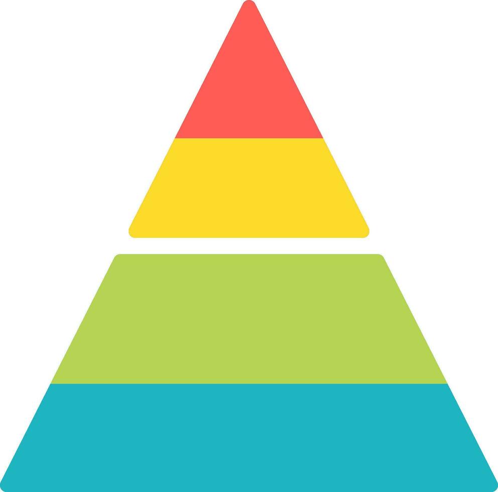 piramide vector icoon ontwerp