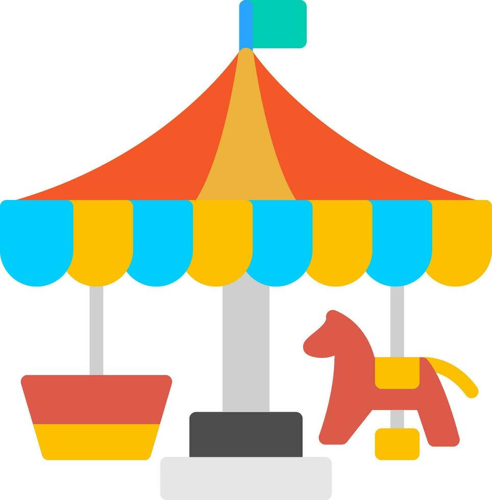 carrousel vector icoon ontwerp