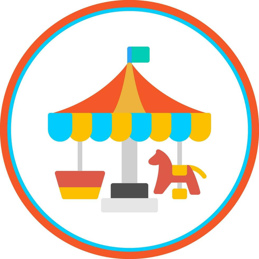 carrousel vector icoon ontwerp