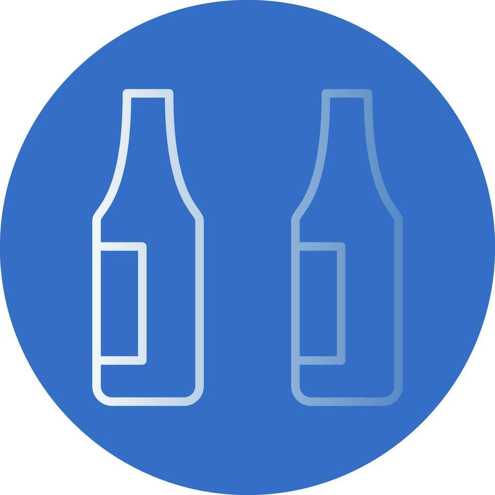 bier fles vector icoon ontwerp