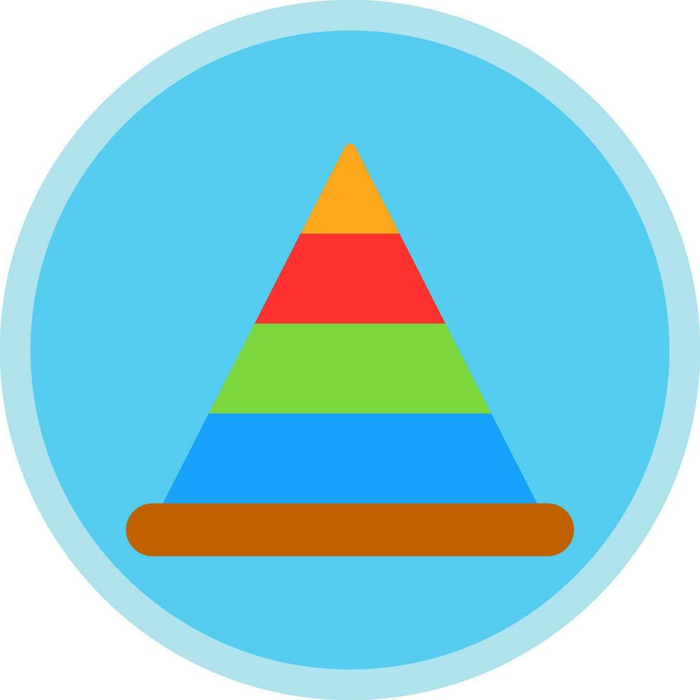 piramide vector icoon ontwerp