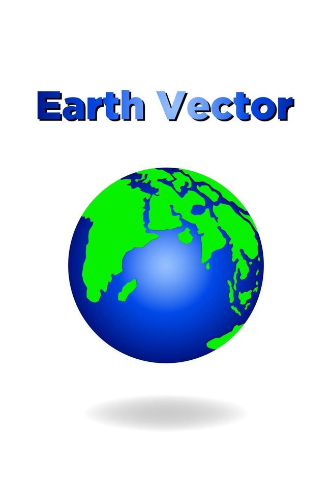 gedetailleerde gekleurde wereldkaart vector