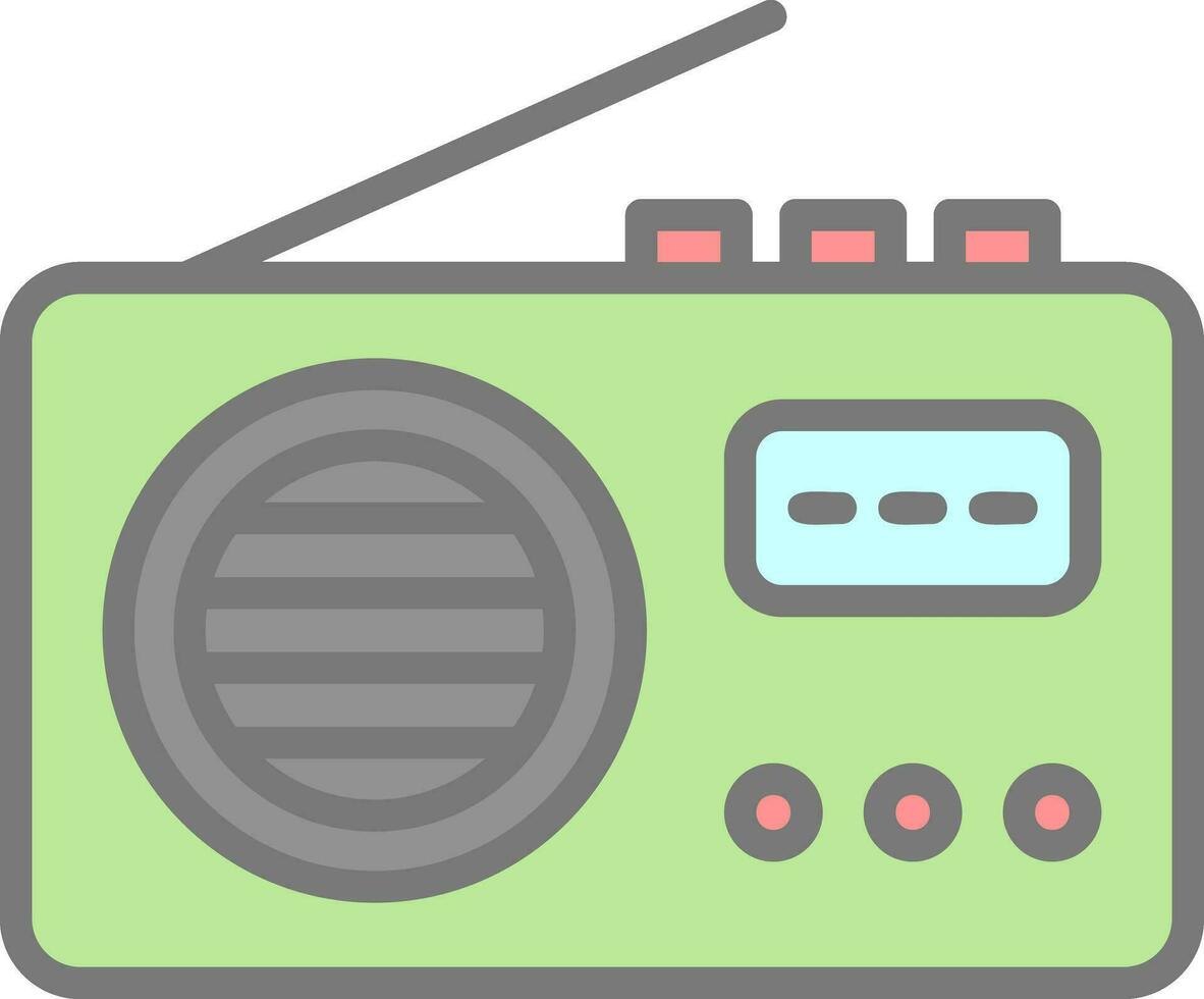 radio vector icoon ontwerp