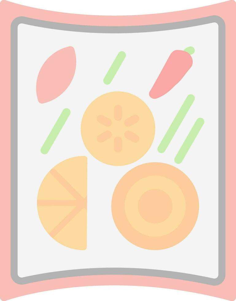papaja salade vector icoon ontwerp