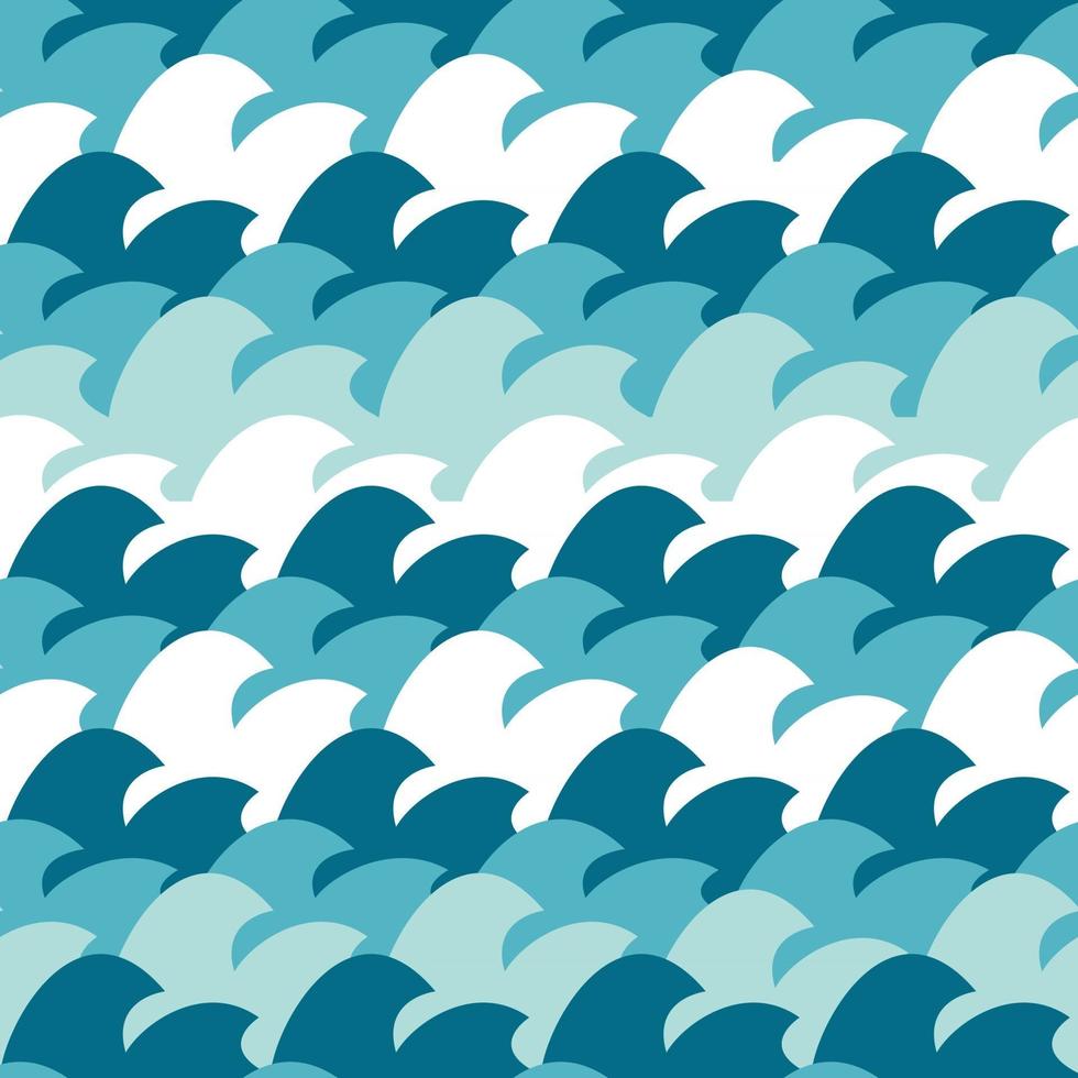 abstracte eenvoudige golf naadloze patroon achtergrond vector