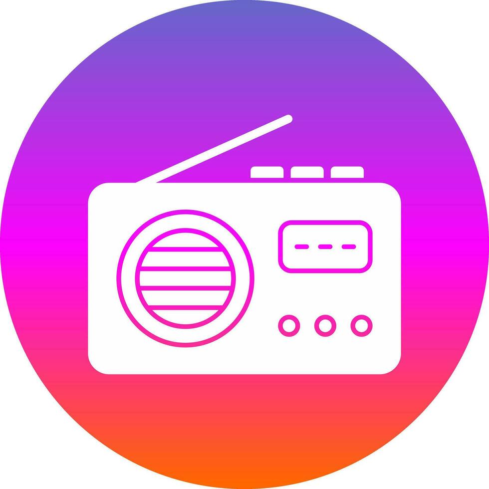 radio vector icoon ontwerp