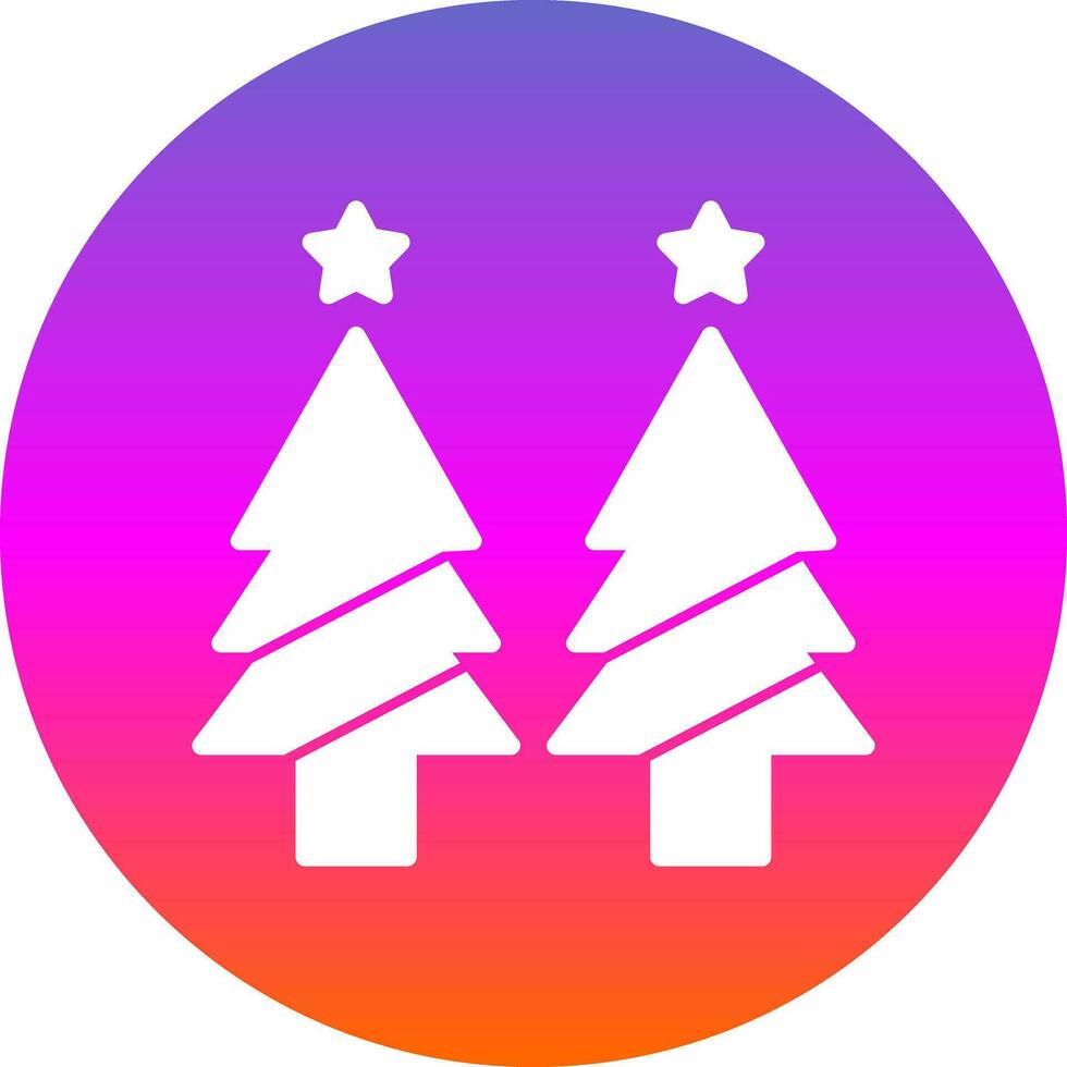 Kerstmis boom vector icoon ontwerp