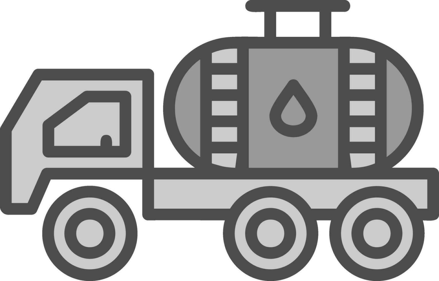 olie tanker vector icoon ontwerp