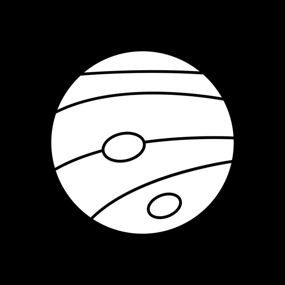 Neptunus vector icoon ontwerp