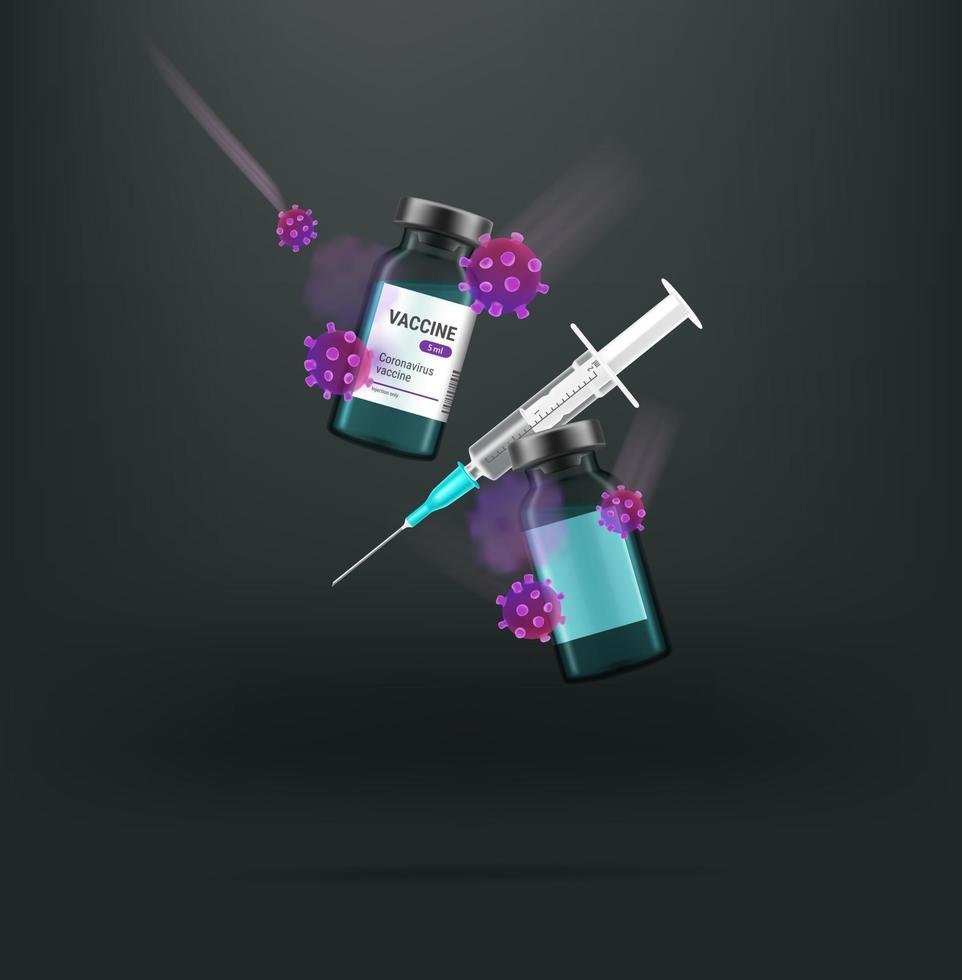 covid19 vaccin versus virus vector concept