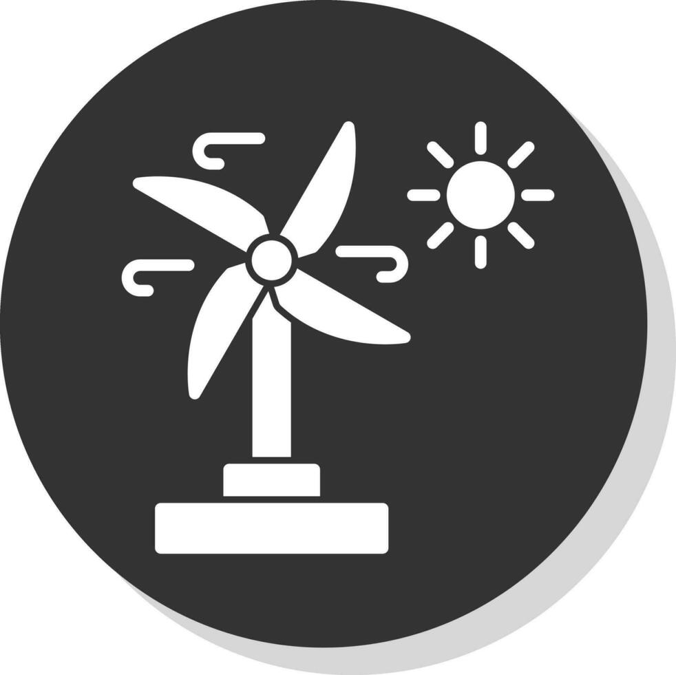 wind energie vector icoon ontwerp