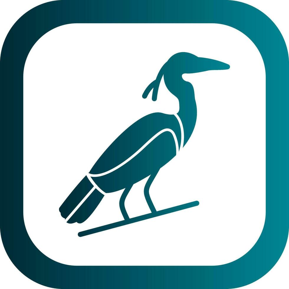 reiger vector icoon ontwerp