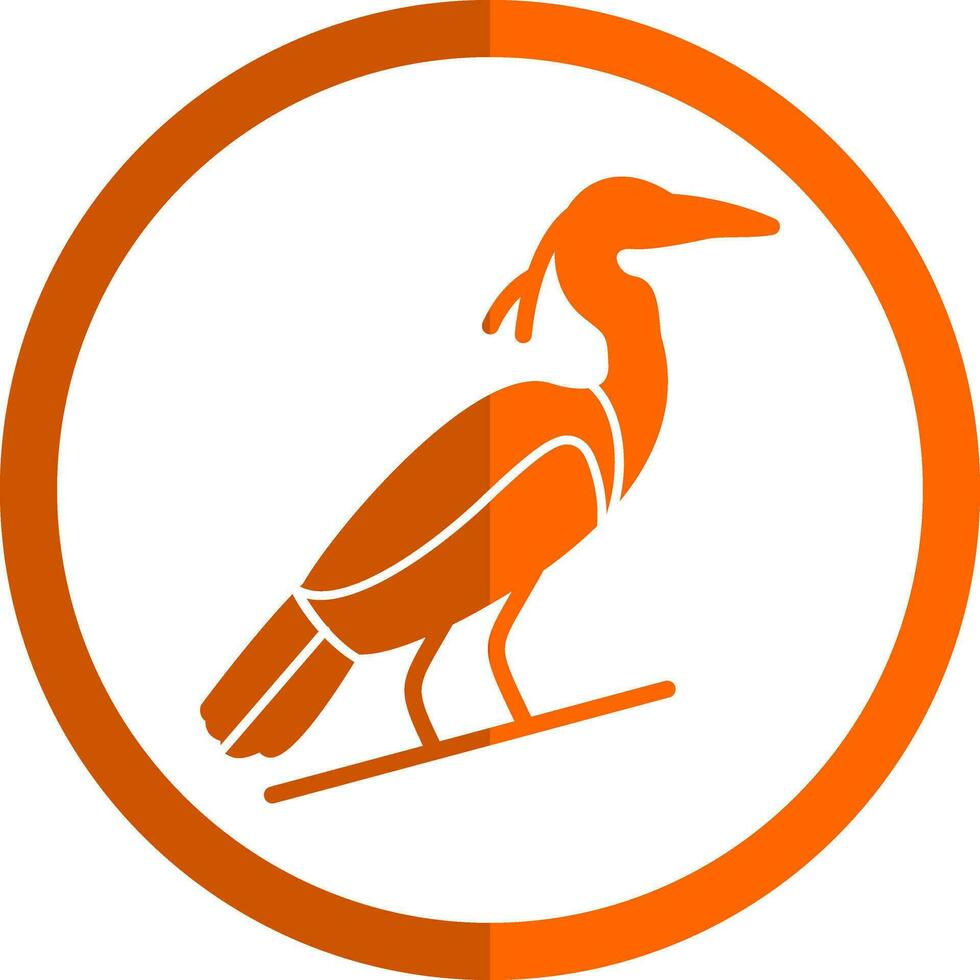 reiger vector icoon ontwerp