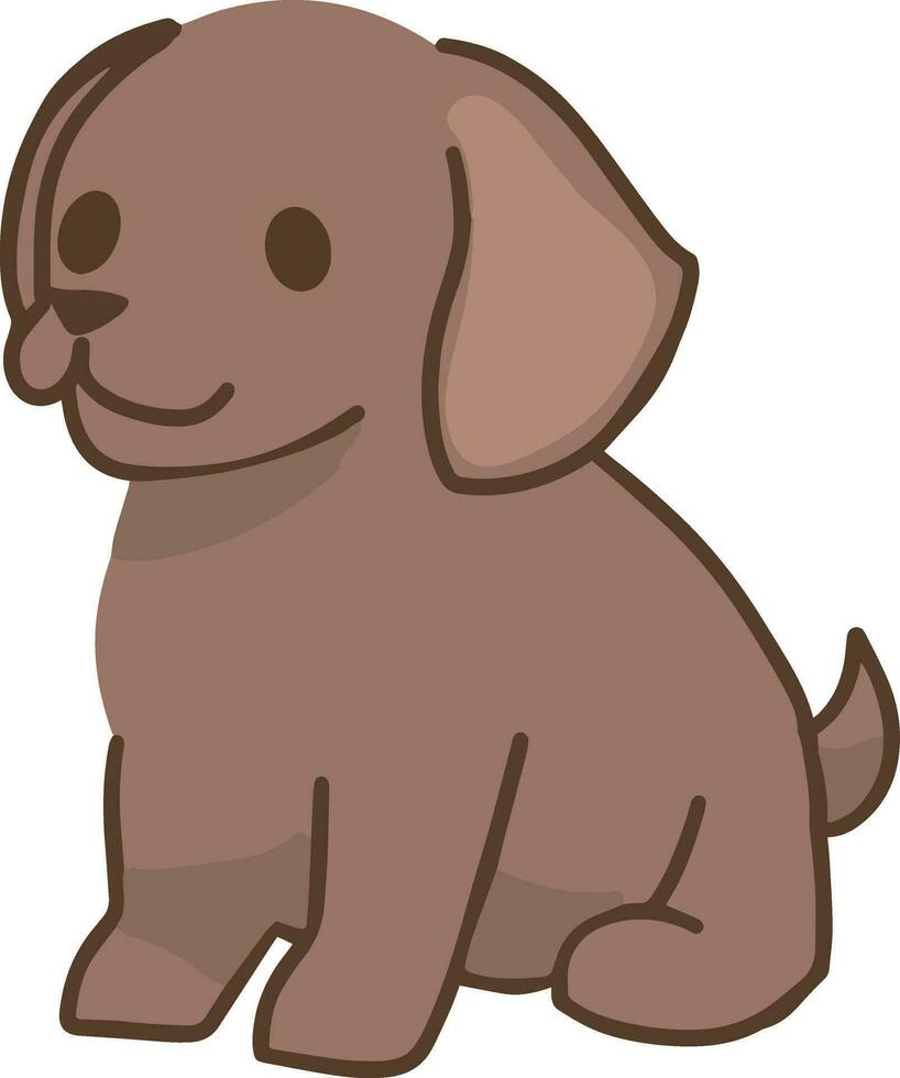 een schattig hond illustratie vector